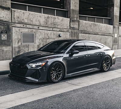 Фото дисков Brixton Forged PF10 на Audi A/RS 7 (4K)