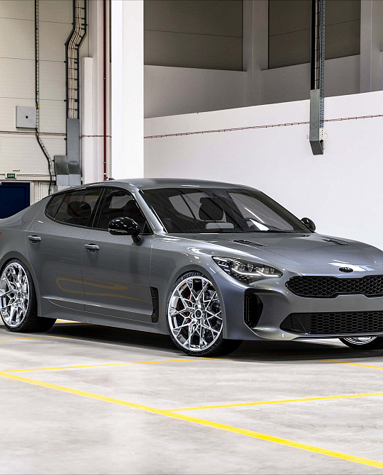 Фото дисков FF10 Серебро на Kia Stinger