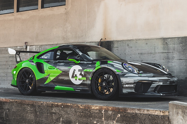 Фото дисков Brixton Forged CM5-R Черный матовый на Porsche 911 VII