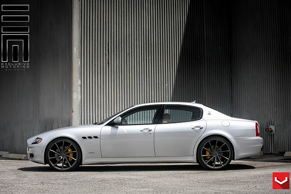 Фото дисков Vossen CVT Сатиновый графит на Maserati Quattroporte V