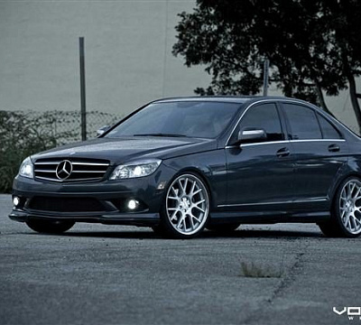 Фото дисков Vossen CV2 на Mercedes-Benz C-Class (W204)