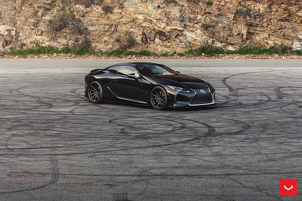 Фото дисков Vossen HF-3 Черный сатин на Lexus LC 500