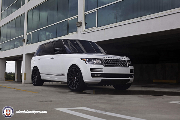 Фото дисков HRE S200 Черный сатин на Range Rover IV