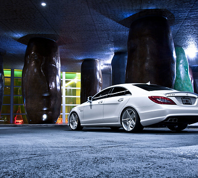 Фото дисков Vossen CV5 на Mercedes-Benz CLS (C218)