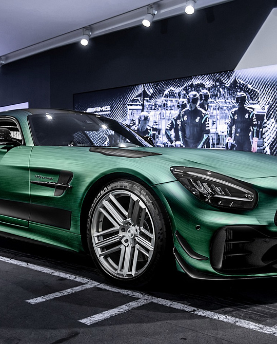 Фото дисков G-Falcon Глянцевый лак на Mercedes-Benz AMG GT I