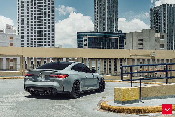 Фото дисков Vossen HF-7 Черный сатин на BMW 4/M4 (G22/G82)