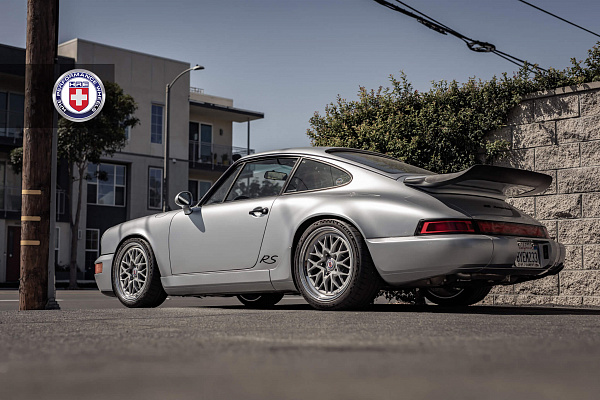 Фото дисков HRE 520 Серебро на Porsche 911 III