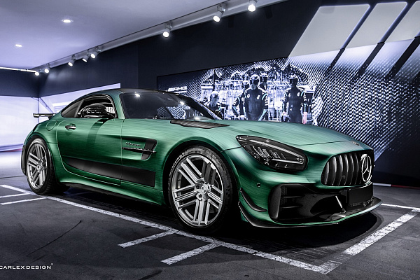 Фото дисков Carlex Design G-Falcon Глянцевый лак на Mercedes-Benz AMG GT I