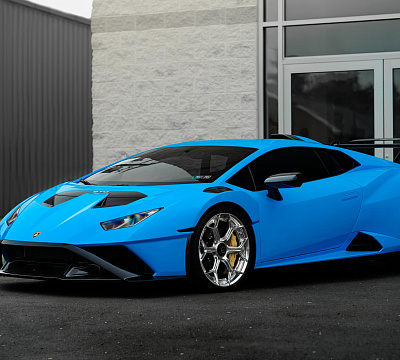 Фото дисков Brixton Forged MW03 на Lamborghini Huracan