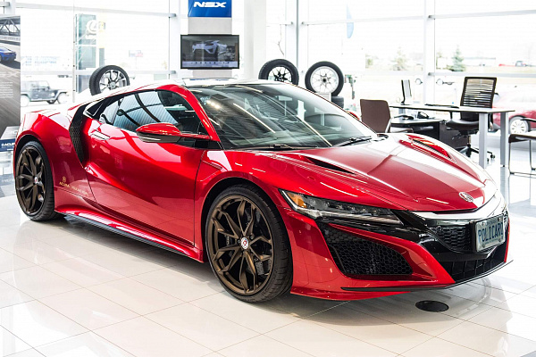 Фото дисков HRE P201 Сатиновая бронза на Acura NSX II