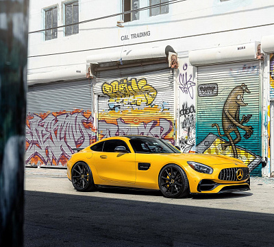 Фото дисков Vossen HF-3 на Mercedes-Benz AMG GT I