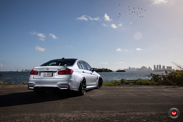Фото дисков Vossen S17-01 Черный сатин на BMW 3/M3 (F3x/F80)
