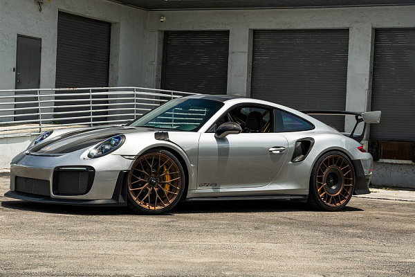 Фото дисков Anrky AN20 Aerosport Сатиновая бронза на Porsche 911 VIII