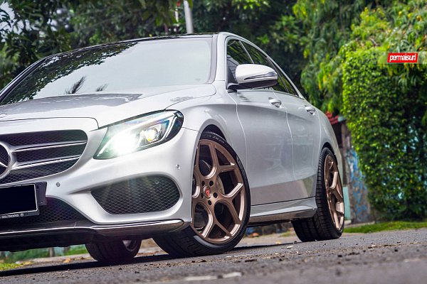 Фото дисков Vossen CG-205 Глянцевая бронза на Mercedes-Benz C-Class (W205)