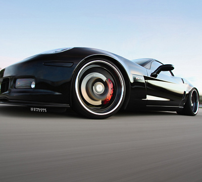 Фото дисков Strasse Wheels S5 Signature на Chevrolet Corvette C6