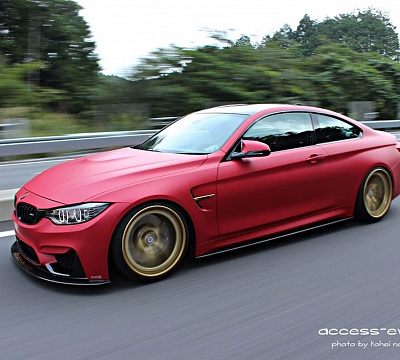 Фото дисков HRE S101 на BMW 4/M4 (F32/F82)