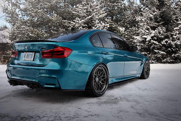 Фото дисков HRE 300 Глянцевый темный лак на BMW 3/M3 (F3x/F80)
