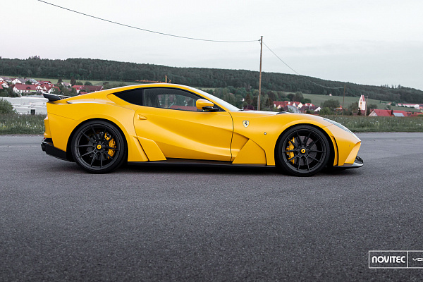 Фото дисков NOVITEC NF10 Черный сатин на Ferrari 812