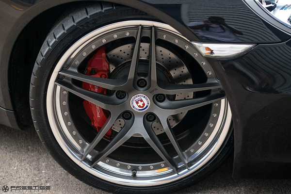Фото дисков HRE S107 Сатиновый графит на Porsche 911 VII