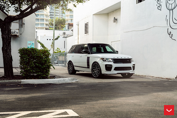 Фото дисков Vossen HF-2 Алмазная проточка на Range Rover IV