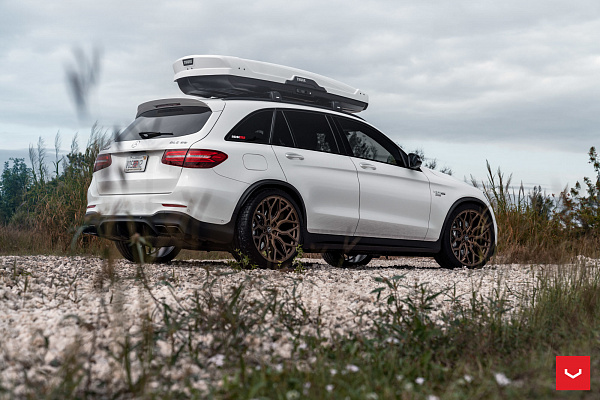 Фото дисков Vossen HF-2 Сатиновая бронза на Mercedes-Benz GLC (X253, C253)