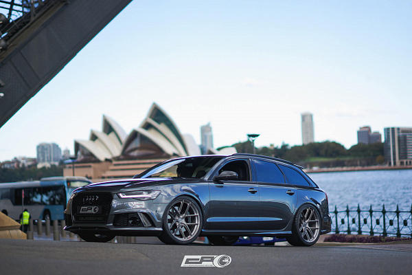 Фото дисков HRE P101SC Сатиновый темный лак на Audi A/RS 6 (C8)