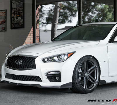 Фото дисков Vossen VFS-5 на Infiniti Q50