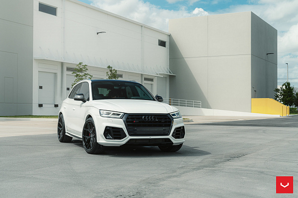 Фото дисков Vossen HF-5 Черный глянец на Audi Q5 (FY)