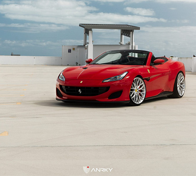 Фото дисков Anrky AN10 на Ferrari Portofino