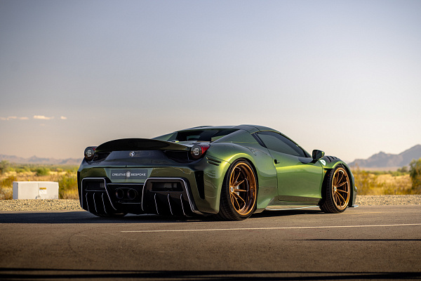 Фото дисков Brixton Forged R11-RS Глянцевая бронза на Ferrari 458
