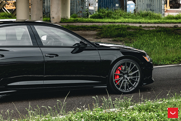 Фото дисков Vossen HF-4T Сатиновый графит на Audi A/RS 6 (C8)