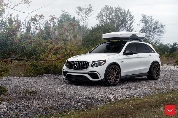 Фото дисков Vossen HF-2 Сатиновая бронза на Mercedes-Benz GLC (X253, C253)