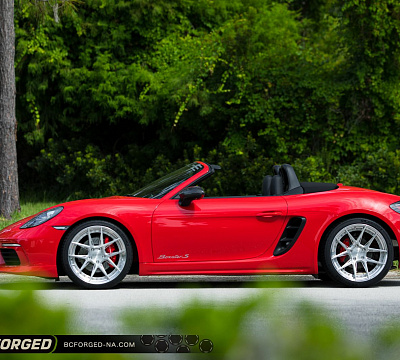 Фото дисков BC Forged HCA381 на Porsche Boxster III