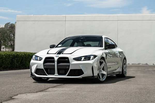 Фото дисков HRE 527M Глянцевый лак на BMW 4/M4 (G22/G82)