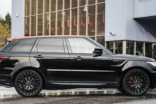 Фото дисков Kahn Kahn RS Черный сатин на Land Rover Range Rover Sport II