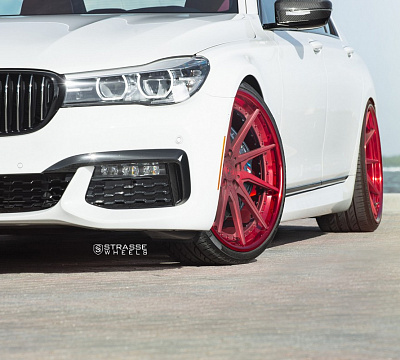 Фото дисков Strasse Wheels SV10T Deep Concave FS на BMW 7 (G11/G12)
