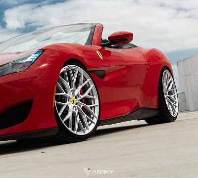 Фото дисков Anrky AN10 на Ferrari Portofino
