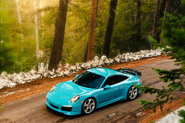 Фото дисков HRE 522M Глянцевый лак на Porsche 911 VII