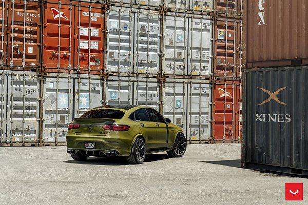 Фото дисков Vossen HF-5 Черный глянец на Mercedes-Benz GLC (X253, C253)