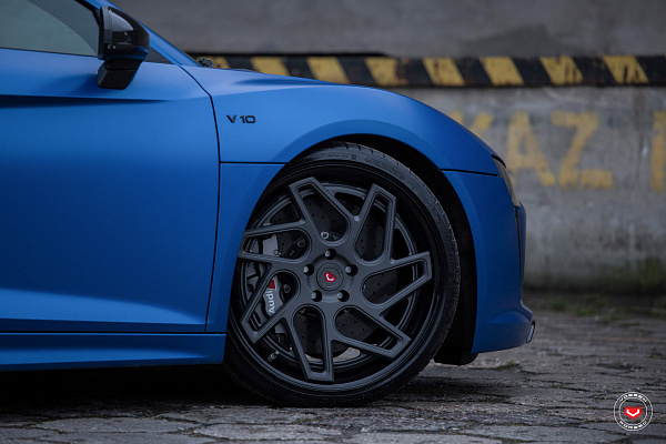 Фото дисков Vossen CG-209T (3-Piece) Сатиновый графит на Audi R8 (4S)