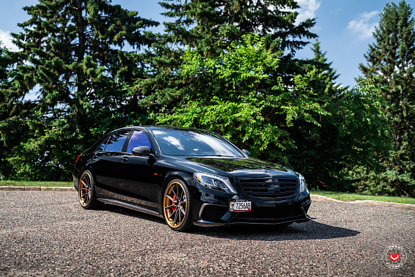Фото дисков Vossen EVO-2R (3-Piece) Глянцевая медь на Mercedes-Benz S-Class (W222, C217)