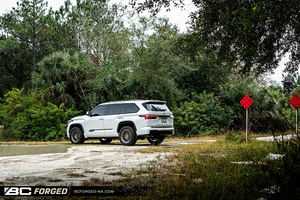 Фото дисков BC Forged TD01 Сатиновая бронза на Toyota Sequoia III