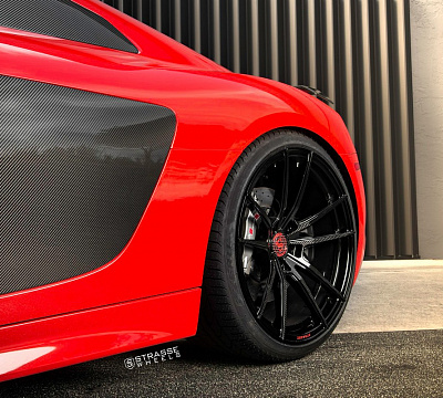 Фото дисков Strasse Wheels SV1 Deep Concave Monoblock на Audi R8 (4S)