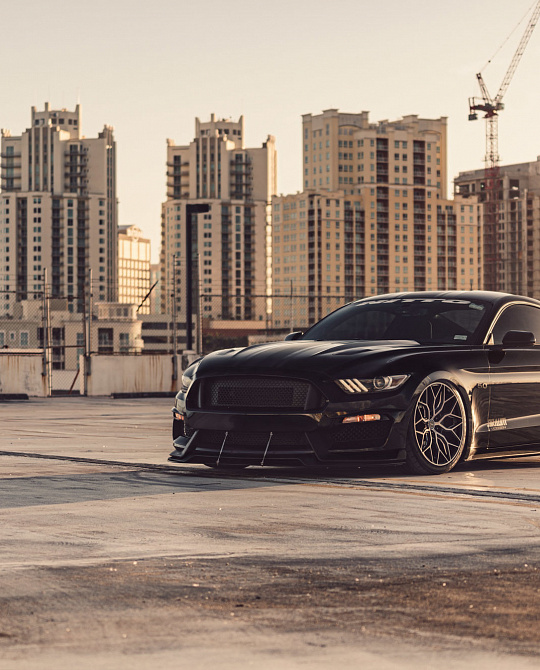Фото дисков HF-2 Алмазная проточка на Ford Mustang VI