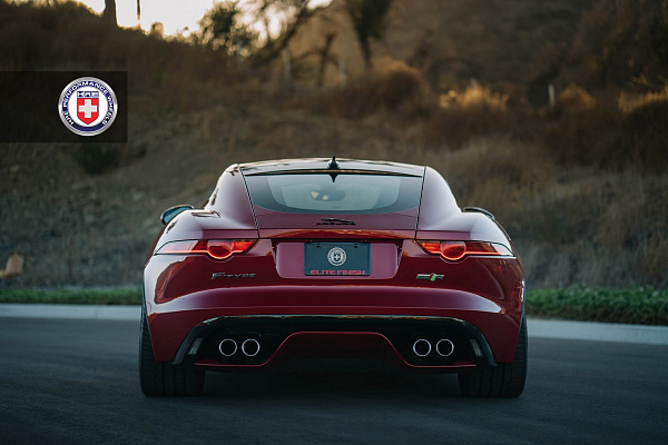 Фото дисков HRE P201 Черный глянец на Jaguar F-Type