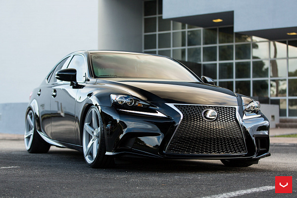 Фото дисков Vossen CV3 Серебро на Lexus IS II