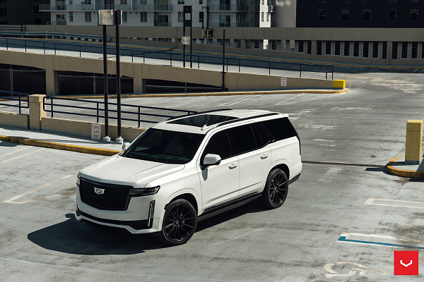 Фото дисков Vossen HF6-1 Черный сатин на Cadillac Escalade V