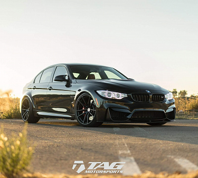 Фото дисков HRE P104 на BMW 3/M3 (F3x/F80)
