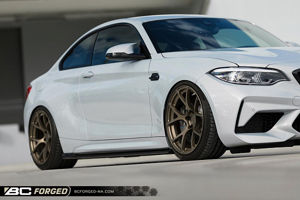 Фото дисков BC Forged RS41 Сатиновая бронза на BMW 2/M2 (F22/F87)