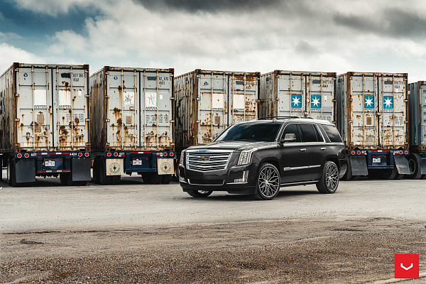 Фото дисков Vossen HF6-3 Алмазная проточка на Cadillac Escalade IV